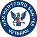 USS Hartford SSN-768 Veteran Decal Sticker