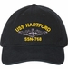 USS Hartford SSN-768 with Dolphins Unstructured Dad Cap