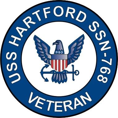 USS Hartford SSN-768 Veteran Decal Sticker