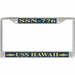 USS Hawaii SSN-776 License Plate Frame