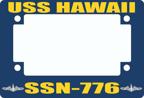 USS Hawaii SSN-776 Motorcycle Frame