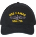 USS Hawaii SSN-776 with Dolphins Unstructured Dad Cap