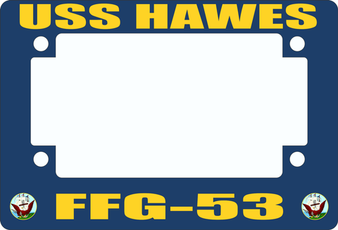 USS Hawes FFG-53 Motorcycle Frame