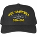 USS Hawkbill SSN-666 Custom Embroidered Cap
