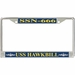 USS Hawkbill SSN-666 License Plate Frame