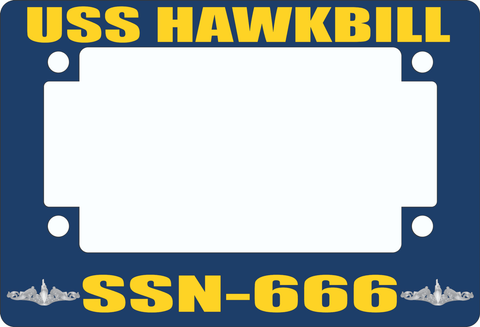 USS Hawkbill SSN-666 Motorcycle Frame