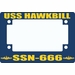 USS Hawkbill SSN-666 Motorcycle Frame