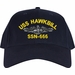 USS Hawkbill SSN-666 with Dolphins Custom Embroidered Cap
