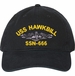 USS Hawkbill SSN-666 with Dolphins Unstructured Dad Cap