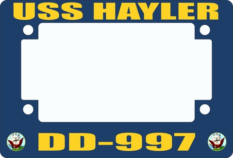 USS Hayler DD-997 Motorcycle Frame