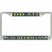 USS Heermann DD-532 License Plate Frame