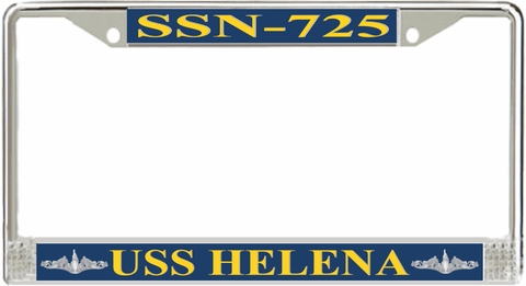 USS Helena SSN-725 License Plate Frame
