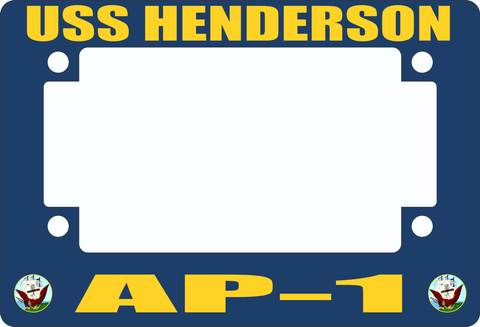 USS Henderson AP-1 Motorcycle Frame
