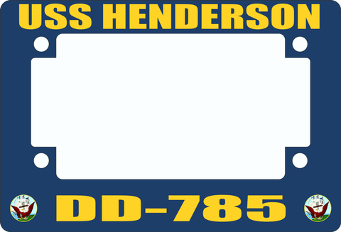 USS Henderson DD-785 Motorcycle Frame