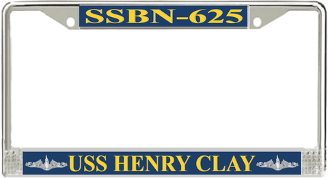 USS Henry Clay SSBN-625 License Plate Frame