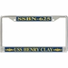 USS Henry Clay SSBN-625 License Plate Frame