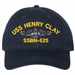 USS Henry Clay SSBN-625 with Dolphins Unstructured Dad Cap