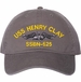 USS Henry Clay SSBN-625 with Dolphins Unstructured Dad Cap