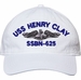 USS Henry Clay SSBN-625 with Dolphins Unstructured Dad Cap