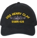 USS Henry Clay SSBN-625 with Dolphins Unstructured Dad Cap