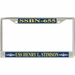 USS Henry L. Stimson SSBN-655 License Plate Frame