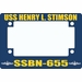 USS Henry L. Stimson SSBN-655 Motorcycle Frame
