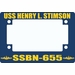 USS Henry L. Stimson SSBN-655 Motorcycle Frame
