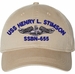 USS Henry L Stimson SSBN-655 with Dolphins Unstructured Dad Cap