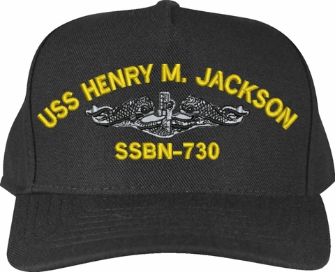 USS Henry M. Jackson SSBN-730 Custom Embroidered Cap