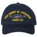USS Henry M Jackson SSBN-730 with Dolphins Unstructured Dad Cap