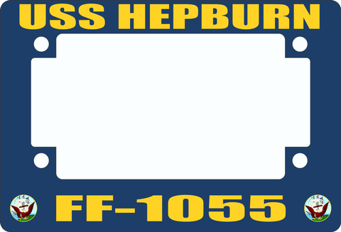 USS Hepburn FF-1055 Motorcycle Frame