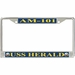 USS Herald AM-101 License Plate Frame