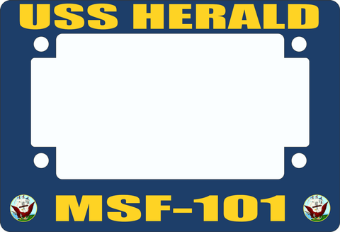 USS Herald MSF-101 Motorcycle Frame