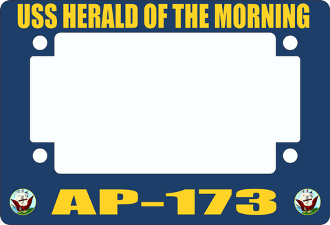 USS Herald of the Morning AP-173 Motorcycle Frame