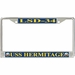 USS Hermitage LSD-34 License Plate Frame