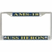 USS Heron AMS-18 License Plate Frame