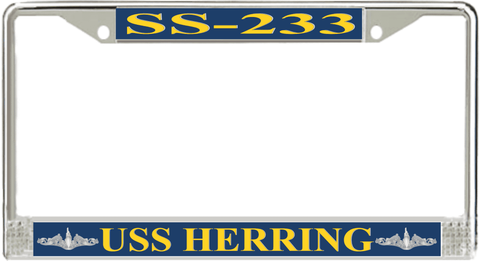 USS Herring SS-233 License Plate Frame