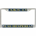 USS Hesperia AKS-13 License Plate Frame
