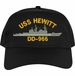 USS Hewitt DD-966 Embroidered Cap