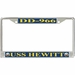 USS Hewitt DD-966 License Plate Frame