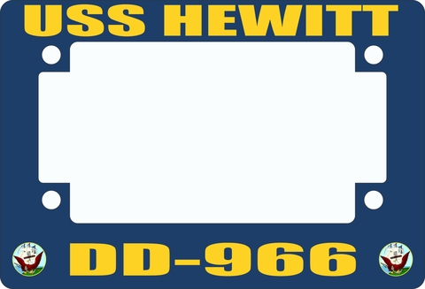 USS Hewitt DD-966 Motorcycle Frame