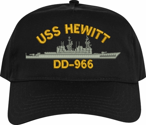 USS Hewitt DD-966 Embroidered Cap