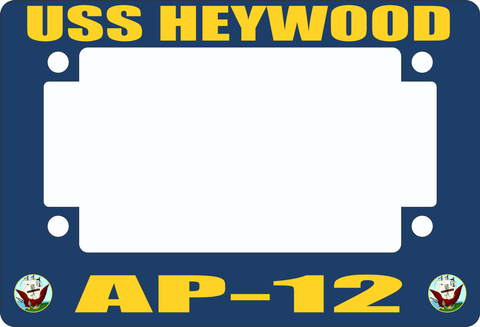 USS Heywood AP-12 Motorcycle Frame