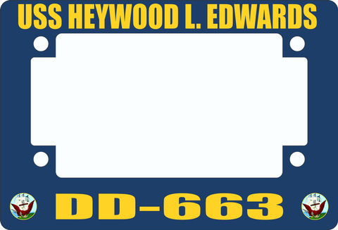 USS Heywood L. Edwards DD-663 Motorcycle Frame