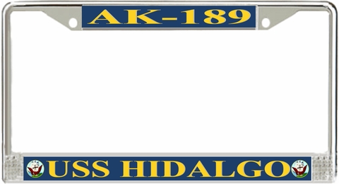 USS Hidalgo AK-189 License Plate Frame