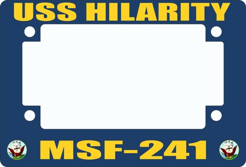 USS Hilarity MSF-241 Motorcycle Frame