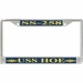 USS Hoe SS-258 License Plate Frame