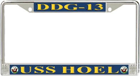 USS Hoel DDG-13 License Plate Frame
