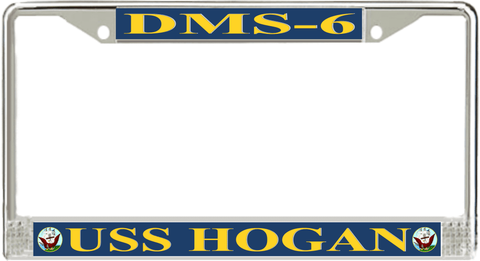 USS Hogan DMS-6 License Plate Frame