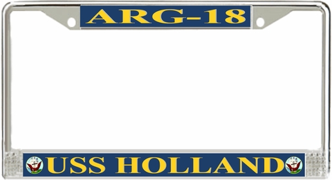 USS Holland ARG-18 License Plate Frame